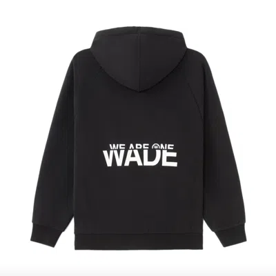 Li-ning Way Of Wade We Are One Graphic Hoodie 'black' In Blue