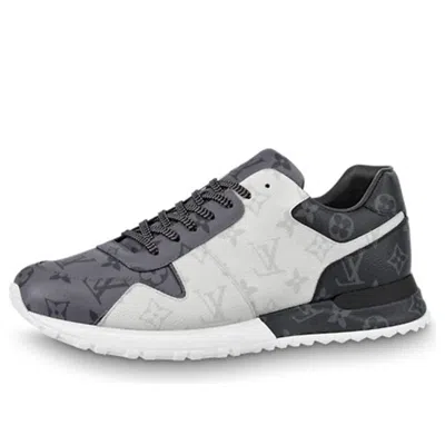 Pre-owned Louis Vuitton Run Away Sneakers 'white Monogram Ice And Dark Gray Monogram'