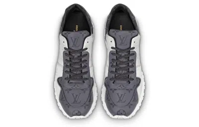 Pre-owned Louis Vuitton Run Away Sneakers 'white Monogram Ice And Dark Gray Monogram'