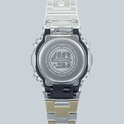 Casio G-shock Digital 'clear Metalic' In Metallic