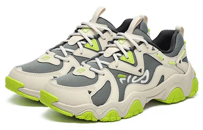 Fila Fluid 4 Sneakers 'green Beige' In Multi