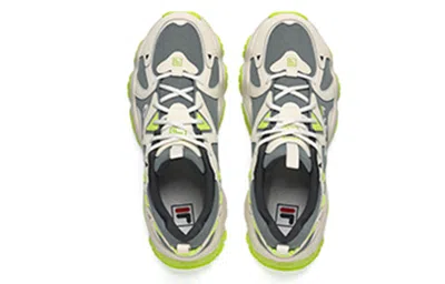Fila Fluid 4 Sneakers 'green Beige' In Multi