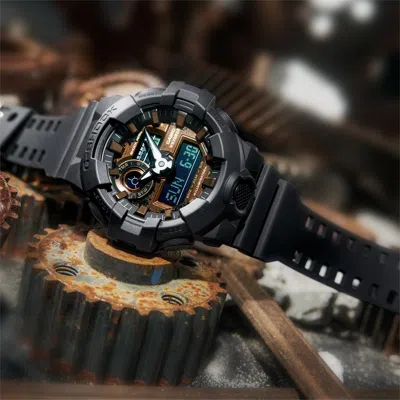 Casio G-shock Digital-analog 'black Copper'