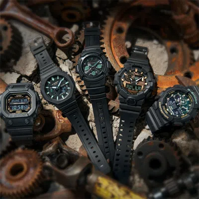 Casio G-shock Digital-analog 'black Copper'