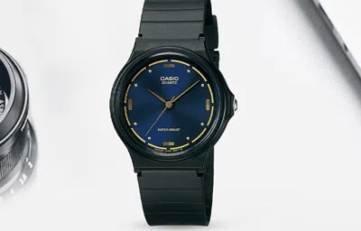 Casio Blue Dialblack Strap Unisex Blue Dialblack Strap Blueblack Analog