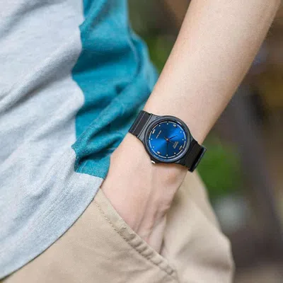 Casio Blue Dialblack Strap Unisex Blue Dialblack Strap Blueblack Analog
