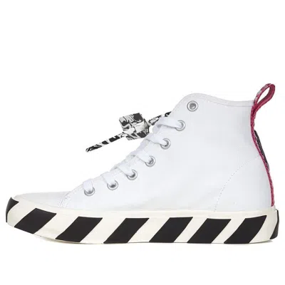 Off-white Vulcanised Mid-top Sneakers