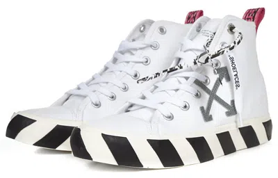 Off-white Vulcanised Mid-top Sneakers