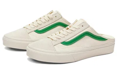 Vans Style 36 Mule Low Tops Casual Skateboarding Shoes Unisex White Green In Neutral