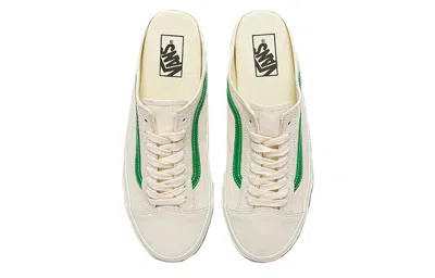 Vans Style 36 Mule Low Tops Casual Skateboarding Shoes Unisex White Green In Neutral