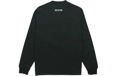 Essentials Fear Of God  Fw20 Long Sleeve Logo Tee 'black'