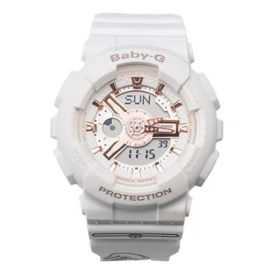 Casio (wmns)  Baby-g Analog-digital 'white Light Pink'