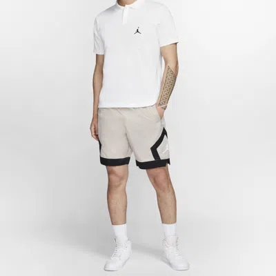 Air Jordan Jumpman Sports Short Sleeve Polo Shirt 'white'
