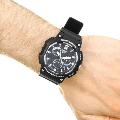 Casio Classical Waterproof Sports Men Mens Black Analog In Blue