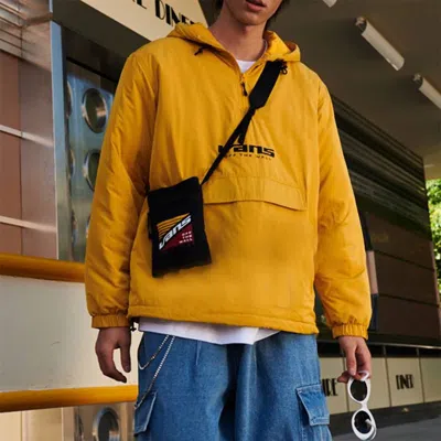 Vans Men's  Casual Printing Zipper Hooded Jacket Yellow