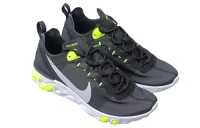 Nike (wmns)  React Element 55 'black Volt' In Gray