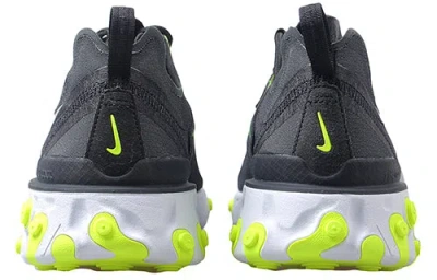 Nike (wmns)  React Element 55 'black Volt' In Gray