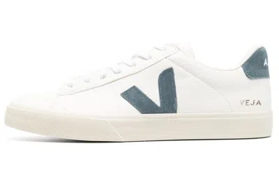 Veja Campo Chromefree Lace-up Sneakers 'white Blue'