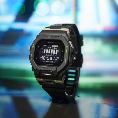 Casio G-shock Digital 'black' In Blue