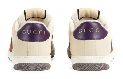 Gucci Screener Lace-up Sneakers In Multicolor