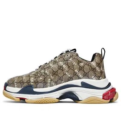 Balenciaga (wmns)  The Hacker Project Triple S X Gucci In Gray