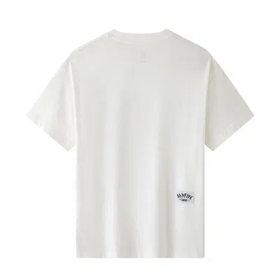 Li-ning Badfive Graphic T-shirt 'white Blue'