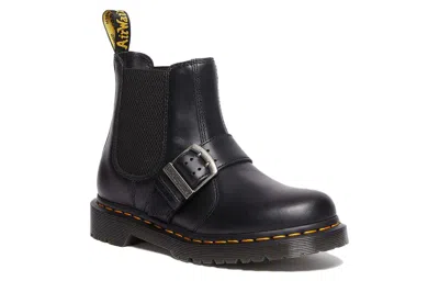 Dr. Martens Dr.martens 2976 Buckle Pull Up Leather Chelsea Boots 'black Pull Up'