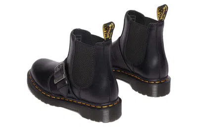 Dr. Martens Dr.martens 2976 Buckle Pull Up Leather Chelsea Boots 'black Pull Up'