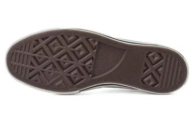 Converse Logo Embroidered High Upper Board Shoes In White