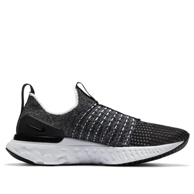 Nike React Phantom Run Flyknit 2 Running Shoe In Black