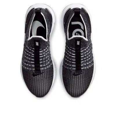 Nike React Phantom Run Flyknit 2 Running Shoe In Black