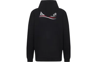 Balenciaga Political Campaign Sweatshirt In Black
