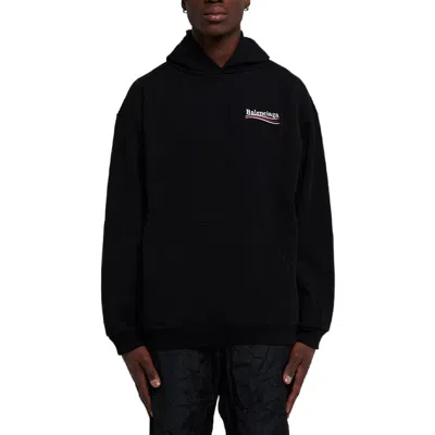 Balenciaga Political Campaign Sweatshirt In Black