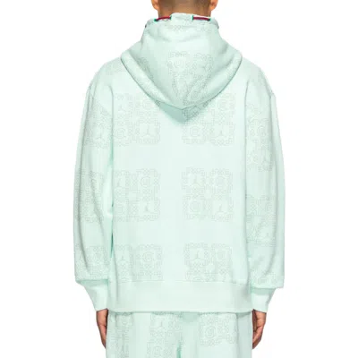 Air Jordan Men's  X Clot Crossover China Logo Full Print Pullover Asia Edition Autumn Green