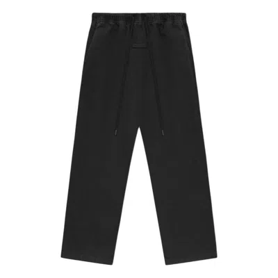 Essentials Fear Of God  Ss24 Drop2 Lounge Pants 'jet Black'