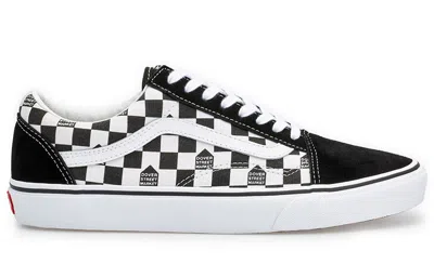 Vans Ua Og Old Skool Checkerboard Sneakers In Black
