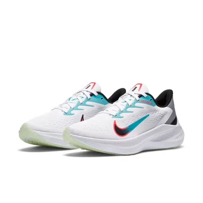 Nike (wmns)  Air Zoom Winflo 7 'white Flash Crimson' In Multi