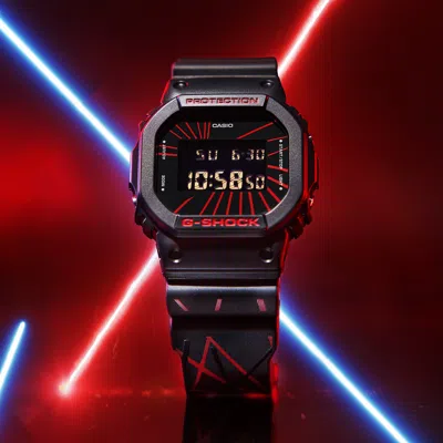 Casio G-shock Digital 'black' In Blue