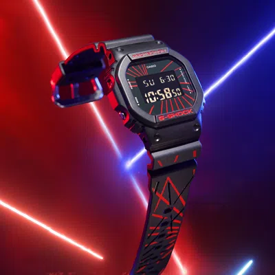 Casio G-shock Digital 'black' In Blue