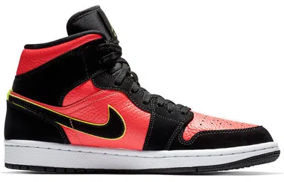 Air Jordan (wmns)  1 Retro Mid 'hot Punch Volt' In Multi