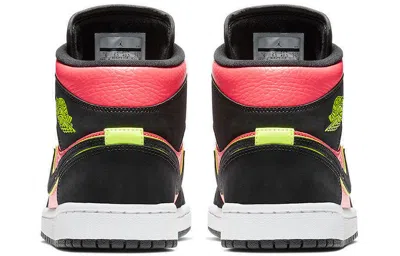 Air Jordan (wmns)  1 Retro Mid 'hot Punch Volt' In Multi