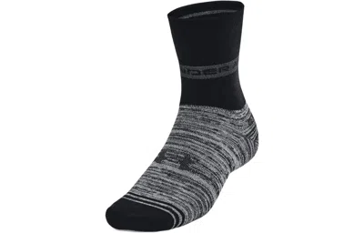 Under Armour Essential Hi Lo Socks 2-pack 'black' In Gray