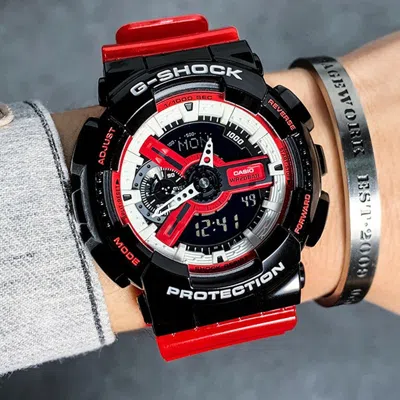 Casio G-shock Analog-digital 'black Red'