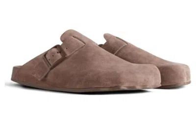 Balenciaga Sunday Buckled Mules In Brown