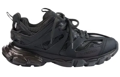 Balenciaga Track Sneakers In Mesh And Nylon In Black