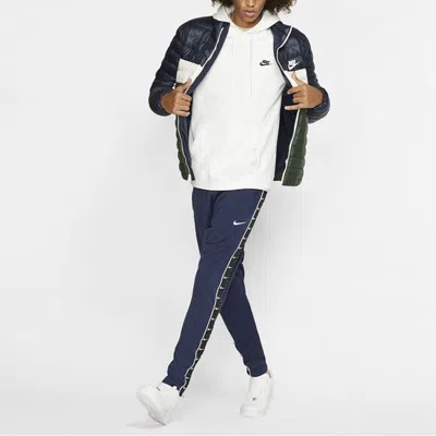 Nike Athleisure Casual Sports Stand Collar Protection Against Cold Stay Warm Jacket Blue Green Color In Multi