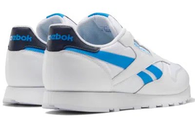 Reebok Classic Leather White Blue In Multi