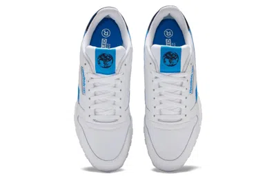 Reebok Classic Leather White Blue In Multi