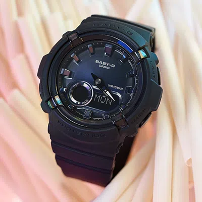 Casio Baby-g 'black' In Blue