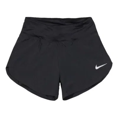 Nike (wmns)  Eclipse 2-in-1 Running Training Solid Color Sports Woven Shorts Black